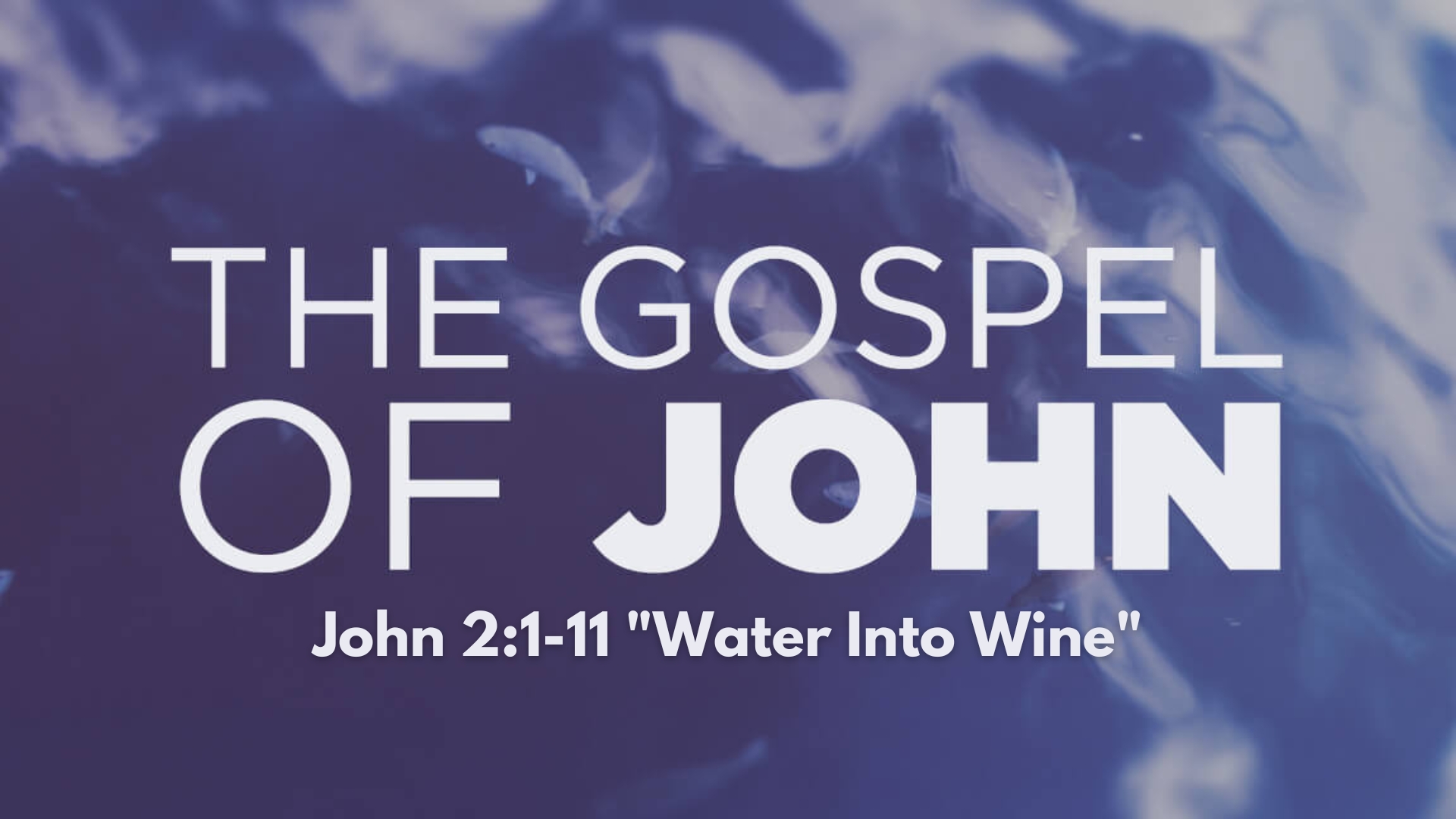 John 2111 “Water into Wine” Grace Church Gisborne