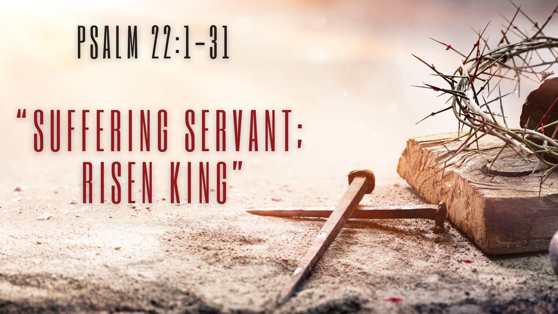 Psalm 22: “Suffering Servant; Risen King” – Grace Church Gisborne