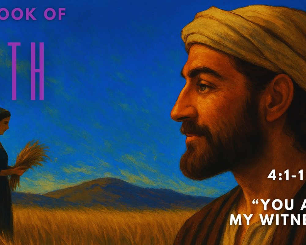 Ruth 4:1-12 “You Are Witnesses”