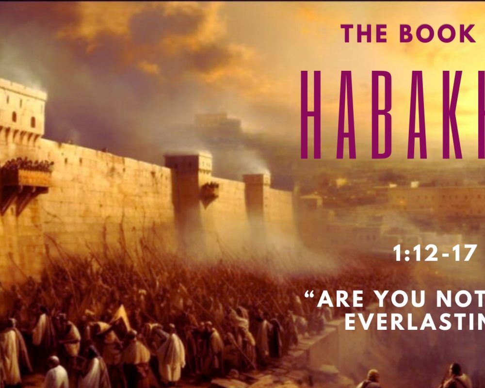 Habakkuk 1:12-17 “Are You Not From Everlasting?”