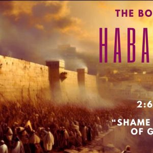 Habakkuk 2:6-20 “Shame Instead Of Glory”